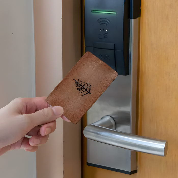 Wooden Hotel Key cards