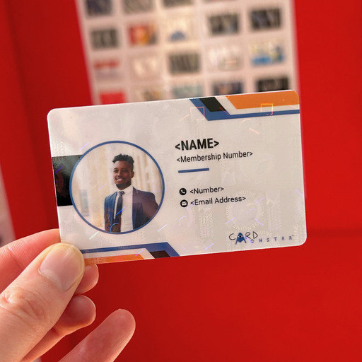 Coloured card with retransfer ribbon