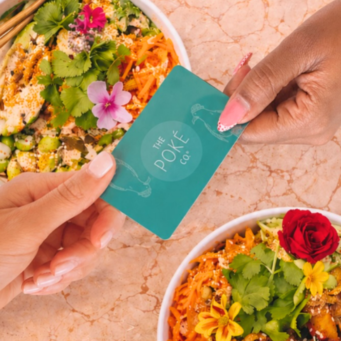 The poke co loyalty card