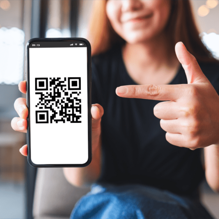 QR code on Cellphone