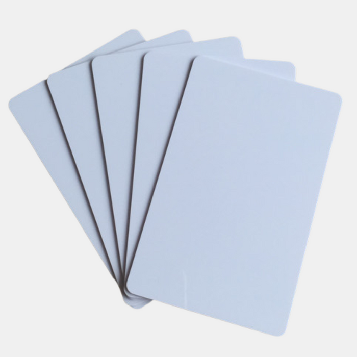 How are plastic cards made