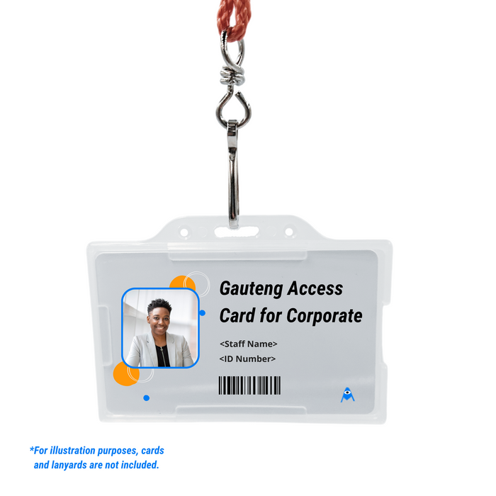 Twinprox frosted Corporate ID cardholder 