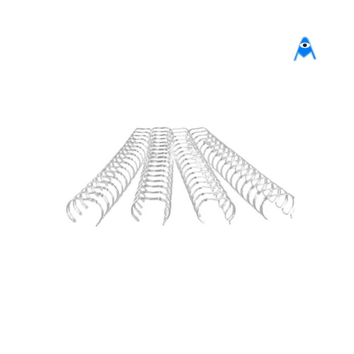 32mm White 2:1 Pitch Ring Wire