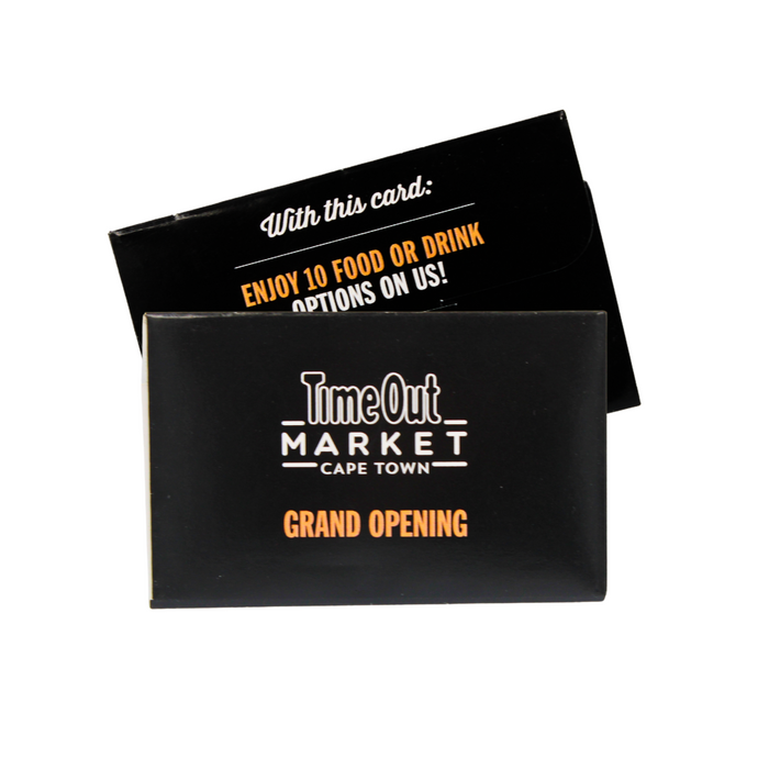 Time Out Market Custom Sleeve Gift Card Holder