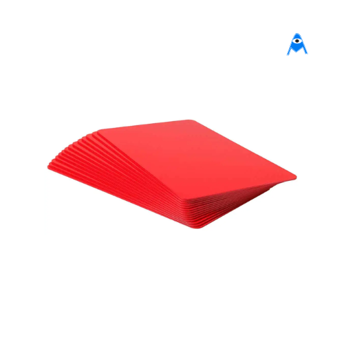 Red PVC cards
