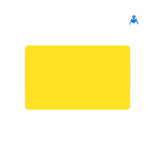 Yellow PVC cards