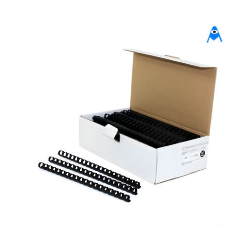 51mm Black 21-Ring Plastic Binding Combs