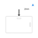 Luggage Tag Size for Hole