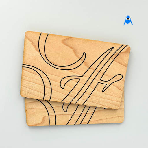 Back of Cape Grace Wooden Card