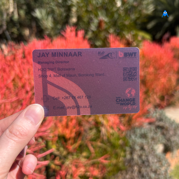 Business Frosted Plastic Cards