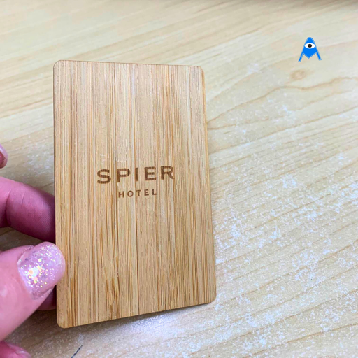 Custom Bamboo NFC Business Card 