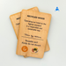 Eco friendly wooden key card