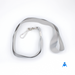 Grey coloured flat lanyard