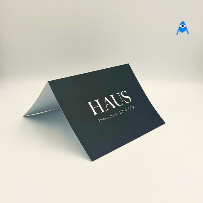 Haus gift voucher sleeve