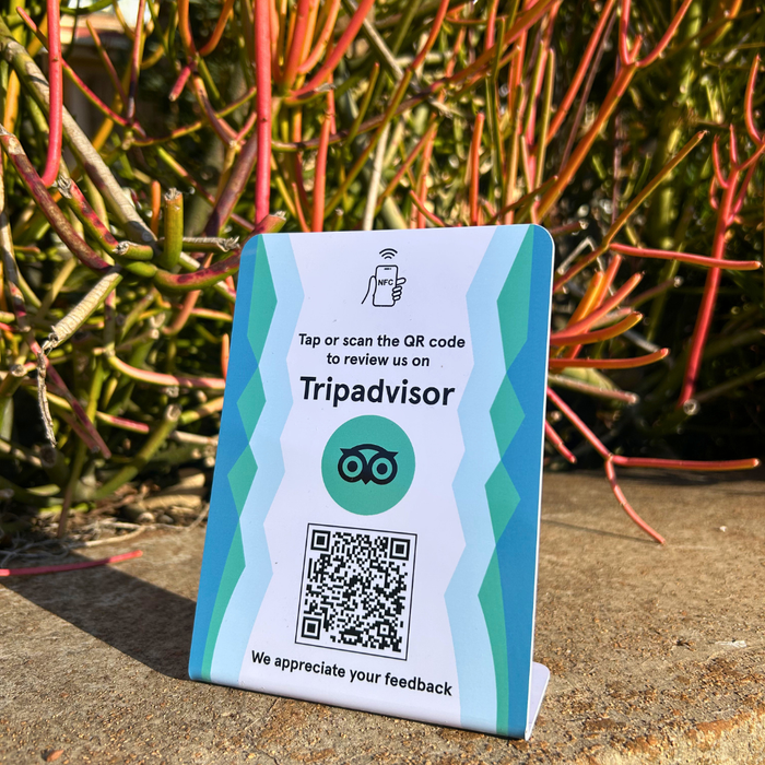NFC & QR Review Stand