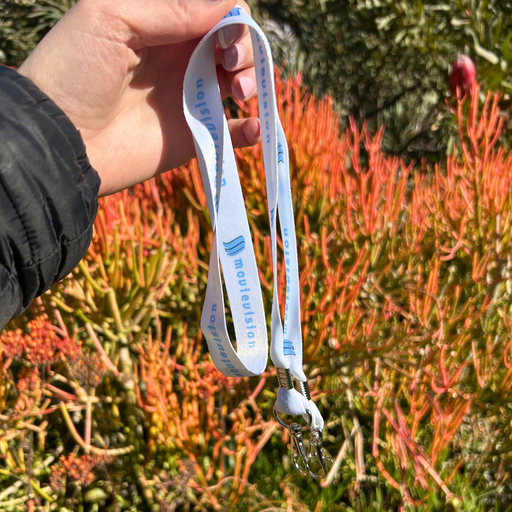 Printed Lanyard with Double Clip branded