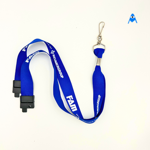 Printed lanyard with Swivel and Breakaway Clip