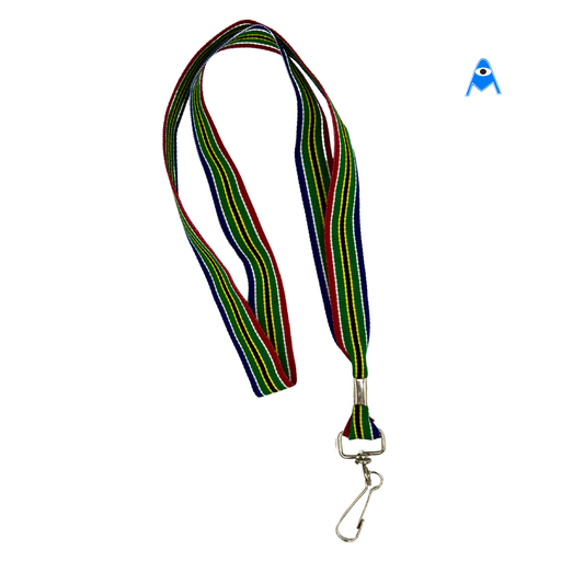 South African Coloured Flat Lanyard