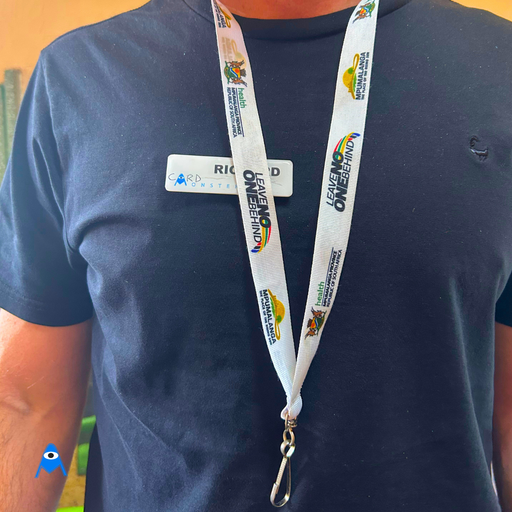 Swivel Clip Lanyard around neck