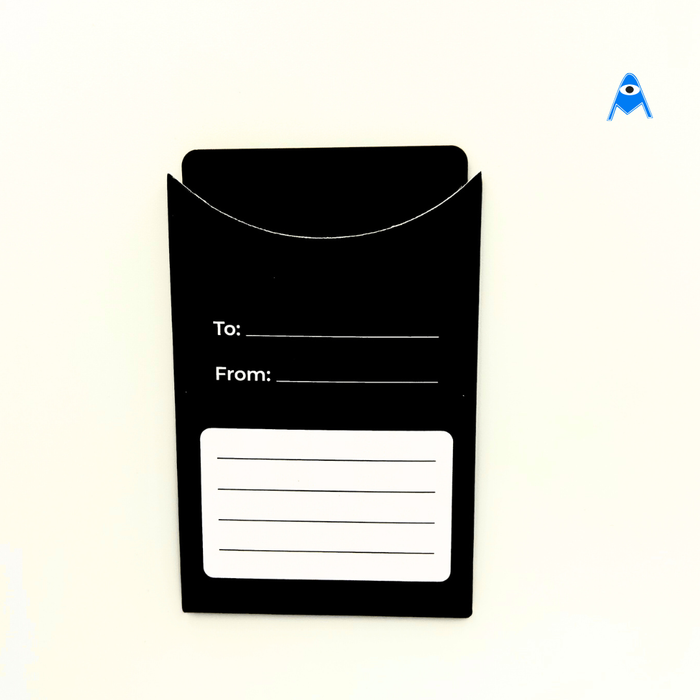 Versus with gift details Custom Gift Card Sleeve