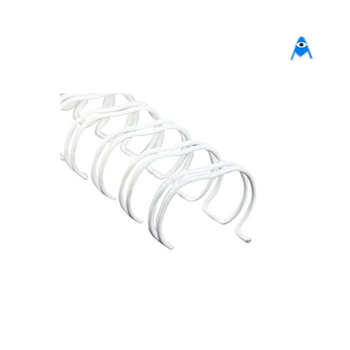 White Ringwire | 11mm | 2:1 pitch