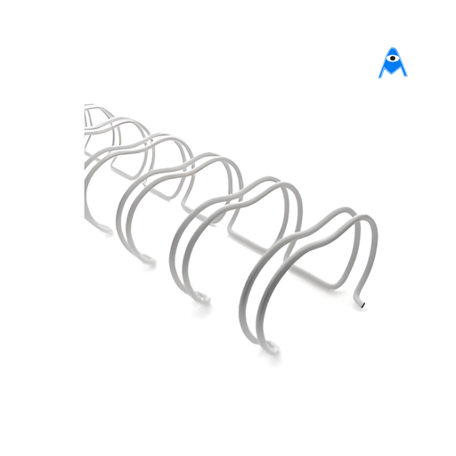 White Ringwire | 19mm | 2:1 pitch