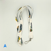 White swivel clip lanyard with printed custom text