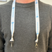 branded double clip lanyard